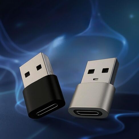 محول USB-C، محول كابل من النوع C أنثى إلى USB A ذكر لأجهزة MacBook Pro، iMac، الكمبيوتر الشخصي، الكمبيوتر المحمول، الكمبيوتر، Samsung Galaxy Note 20، S20، S21، S22، OTG in Kuwait