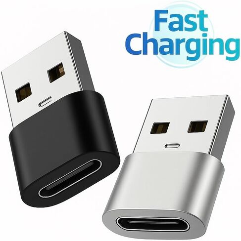 محول USB-C، محول كابل من النوع C أنثى إلى USB A ذكر لأجهزة MacBook Pro، iMac، الكمبيوتر الشخصي، الكمبيوتر المحمول، الكمبيوتر، Samsung Galaxy Note 20، S20، S21، S22، OTG in Kuwait
