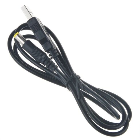 DKKPIA USB A إلى تيار مستمر 5 فولت 4.0 مللي متر/1.7 مللي متر كابل محول الطاقة الرصاص 80 سنتيمتر شاحن لسوني PSP الولايات المتحدة in Saudi Arabia