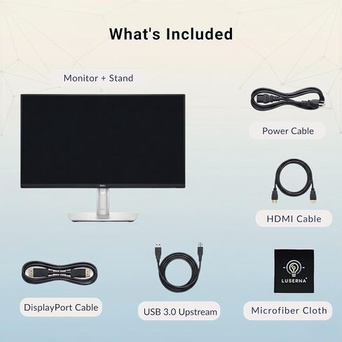 شاشة كمبيوتر Dell P2425H مقاس 24 بوصة 16:9 IPS مع حامل - 100 هرتز Full HD، 1920 x 1080 مع DisplayPort وHDMI وUSB 3.0 Upstream وكابل الطاقة - جديد in Kuwait