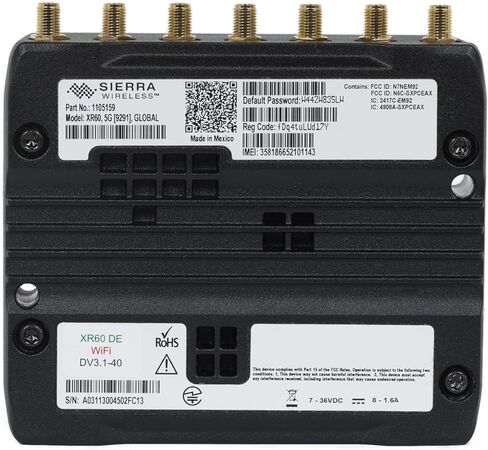 Semtech XR60 Compact 5G/LTE Router | Dual Ethernet | Includes 1-Year AirLink Complete | 4x4 MIMO | for Fleets and Vehicles in Saudi Arabia