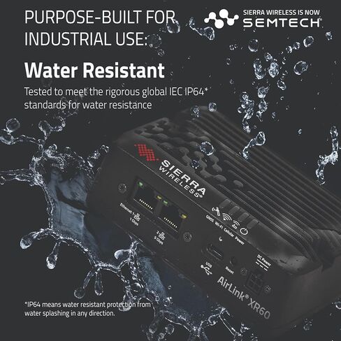 Semtech XR60 Compact 5G/LTE Router | Dual Ethernet | Includes 1-Year AirLink Complete | 4x4 MIMO | for Fleets and Vehicles in Saudi Arabia