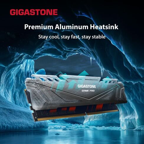 【DDR5 RAM】 GIGASTONE Game PRO 128GB Kit (4x32GB) DDR5 6000MHz PC5-48000 CL40-40-40-76 Intel XMP 3.0 AMD Expo 1.3v UDIMM 288 Pin Unbuffered Non ECC High Performance Gaming Desktop Memory – Black in Saudi Arabia