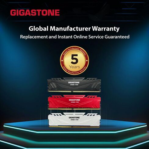 【DDR5 RAM】 GIGASTONE Game PRO 128GB Kit (4x32GB) DDR5 6000MHz PC5-48000 CL40-40-40-76 Intel XMP 3.0 AMD Expo 1.3v UDIMM 288 Pin Unbuffered Non ECC High Performance Gaming Desktop Memory – Black in Saudi Arabia