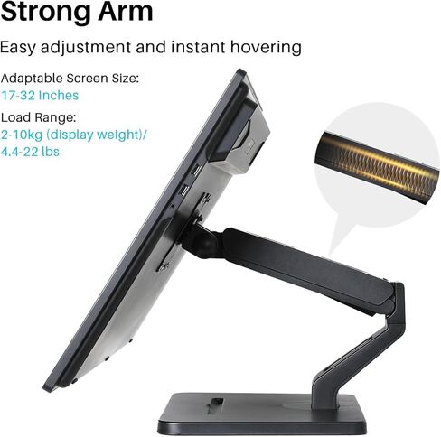 HUION KAMVAS Pro 24 (Gen 3) Touch Drawing Tablet with Screen Bundle Single Monitor Arm in Saudi Arabia