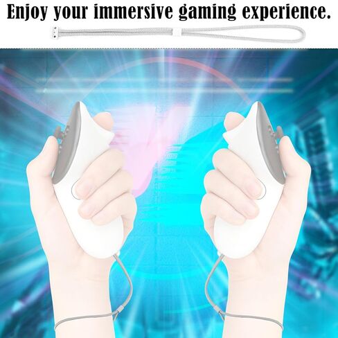 2pcs Controller Wrist Straps for Oculus Meta Quest 3/3s, Adjustable Replacement Controller Hand Strap for Mixed Reality Game Equipment Accessory, Easy Installation in Saudi Arabia
