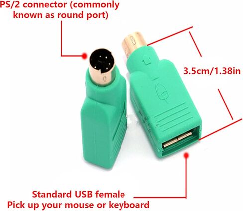 لوحات المفاتيح إلى محول USB أنثى للموصلات المستديرة ولوحة المفاتيح ليست هناك حاجة إلى واجهات لوحات المفاتيح بتصميمات صلبة للسائق in Kuwait