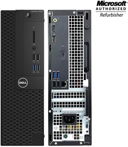 كمبيوتر مكتبي Dell OptiPlex 3050 SFF يعمل بنظام Windows 11، وIntel Core i5-7500 @3.4 جيجا هرتز، وذاكرة الوصول العشوائي (RAM) سعة 8 جيجابايت، ومحرك أقراص SSD سعة 256 جيجابايت، ومنفذ DisplayPort، ولوحة مفاتيح RGB (متجددة) in Kuwait