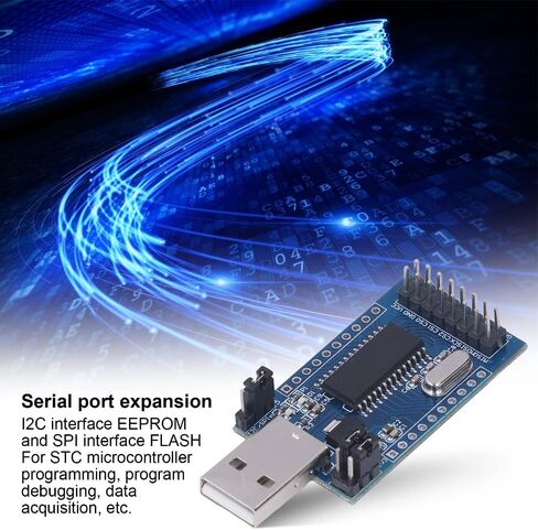 وحدة المحول المتوازي التسلسلي USB CH341A - محول الواجهة UART IIC SPI TTL ISP EPP MEM لتصحيح أخطاء البرنامج 3.3 فولت/5 فولت in Kuwait