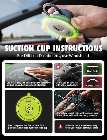 Bracketron TripGripPro Suction Cup Phone Mount for Car - 3-in-1 Tesla Phone Mount with 360° Rotation, Temperbond Suction Technology for Windshield Dashboard Display in Saudi Arabia