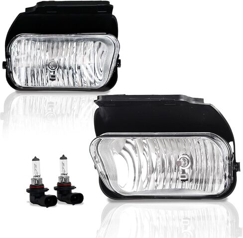 مصابيح ضباب LED VPIMOZO مع 5202 لمبات متوافقة مع 2007-2014 Chevy Silverado 07-13 Avalanche/Suburban 07-15 Tahoe 2015 Suburban مصابيح قيادة المصد الأمامي معتمدة من وزارة النقل عدسات شفافة للشاحنة in Kuwait