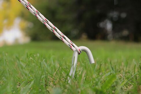 Coghlan's Aluminum Tent Pegs 4-Pack - High-Strength 7-Inch Lightweight Stakes with Large Hook for Guyline Attachment in Saudi Arabia