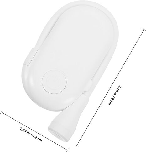 Rechargeable Clip-on Book Reading Light, Portable White Mini Clamp Lamp for Eye Protection, Bedside and Dormitory Reading, USB Charging, for Students and Nighttime Use in Saudi Arabia