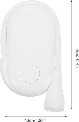 Rechargeable Clip-on Book Reading Light, Portable White Mini Clamp Lamp for Eye Protection, Bedside and Dormitory Reading, USB Charging, for Students and Nighttime Use in Saudi Arabia