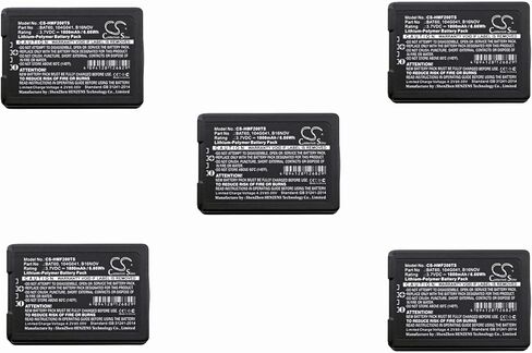 (5 Pack) XSP Battery for HME FreeSpeak II, FreeSpeak II 1.9GHz, FreeSpeak II 2.4GHz beltpacks PN 104G041, B16NOV, BAT60 in Saudi Arabia