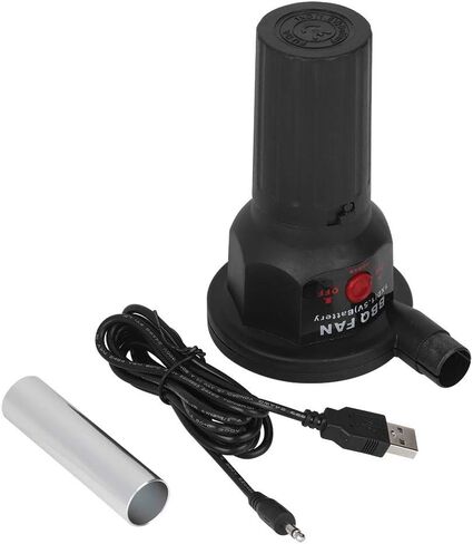 Taidda USB BBQ Air Blower, Portable BBQ Fan Air Blower Handheld Barbecue Fan Air USB Fan 5V Fire Starter Flame Exciter Lightweight Barbecue Fan for Outdoor Camping Picnic Grill Cooking Tool, Black in Saudi Arabia