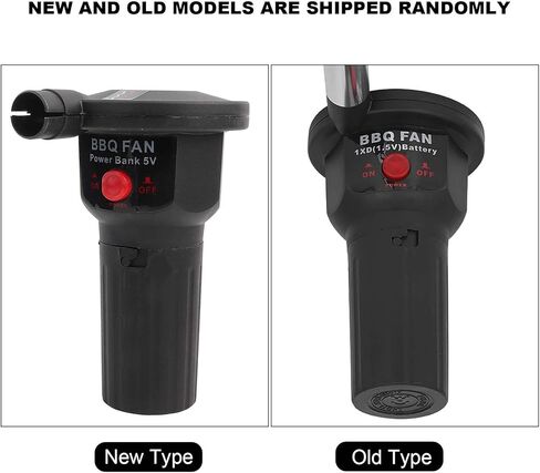 Taidda USB BBQ Air Blower, Portable BBQ Fan Air Blower Handheld Barbecue Fan Air USB Fan 5V Fire Starter Flame Exciter Lightweight Barbecue Fan for Outdoor Camping Picnic Grill Cooking Tool, Black in Saudi Arabia