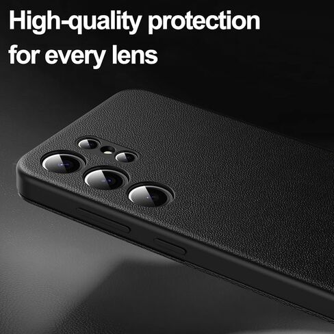 for Samsung S25 Ultra Case with Smart Small Screen View, S-View Wallet Phone Case, for Samsung Galaxy S25 Ultra 5G Case Smart Window Cover, Flip Leather Protective Smart View Black in Kuwait