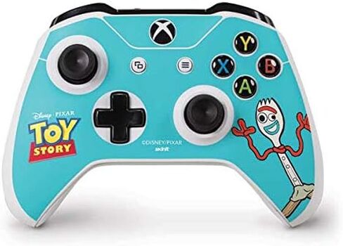 غلاف Skinit المخصص للألعاب متوافق مع وحدة تحكم Xbox One S - تصميم Disney Toy Story Forky المرخص رسميًا in Kuwait