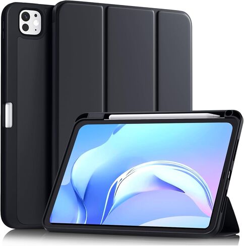 Akkerds for iPad Pro 11 Inch Case (M5/M4) 2025/2024 6th/5th Generation with Pencil Holder, for iPad Pro Case 11 Inch with Trifold Stand Protective Cover/Soft TPU Back, Auto Wake/Sleep, Sky Blue in Saudi Arabia