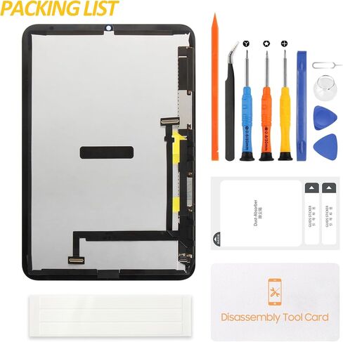 بديل شاشة A-MIND لجهاز iPad mini 6 2021 8.3 بوصة شاشة LCD ضبابية تعمل باللمس مجموعة رقمية سوداء متوافقة مع A2567 A2568 A2569 in Saudi Arabia