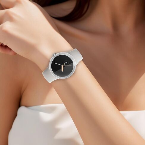 حافظة Liuyuxi المكونة من قطعتين من مادة TPU الناعمة متوافقة مع ساعة Google Pixel Watch 4 مقاس 41 مم، غطاء شفاف عالي الوضوح مضاد للخدش مع حماية شاملة لساعة Pixel Watch 4 الذكية. in Kuwait