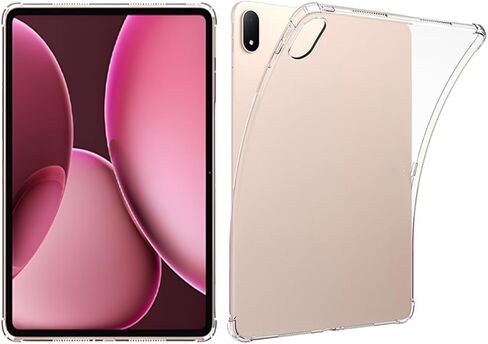 حافظة لجهاز Oneplus Pad 3 Tablet مقاس 13.2 بوصة تعمل بنظام Android، زاوية تغطية كاملة رفيعة للغاية، غطاء حافظة كمبيوتر لوحي ناعم من BOVUGAC مقاوم للصدمات وصديق للأطفال لجهاز Pad 3 مقاس 13.2 بوصة (شفاف) in Kuwait