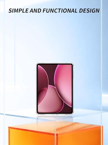 حافظة لجهاز Oneplus Pad 3 Tablet مقاس 13.2 بوصة تعمل بنظام Android، زاوية تغطية كاملة رفيعة للغاية، غطاء حافظة كمبيوتر لوحي ناعم من BOVUGAC مقاوم للصدمات وصديق للأطفال لجهاز Pad 3 مقاس 13.2 بوصة (شفاف) in Kuwait