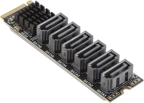 بطاقة محول M.2 إلى ASM1166 M.2 PCIe لبطاقة التمديد لملحقات الكمبيوتر in Kuwait