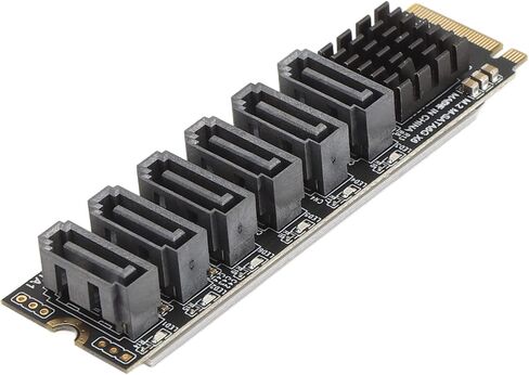 بطاقة محول M.2 إلى ASM1166 M.2 PCIe لبطاقة التمديد لملحقات الكمبيوتر in Kuwait