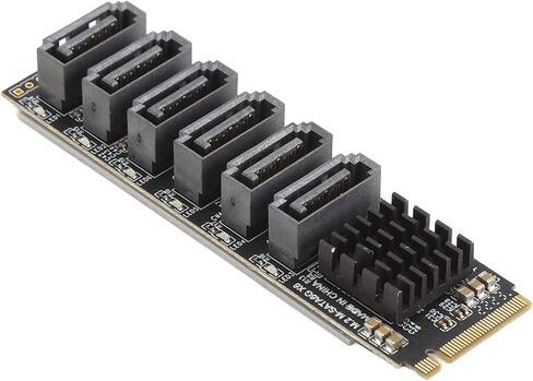 بطاقة محول M.2 إلى ASM1166 M.2 PCIe لبطاقة التمديد لملحقات الكمبيوتر in Kuwait
