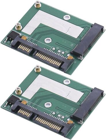 2 قطعة mSATA SSD إلى 2.5 ''SATA 6.0 GPS محول محول بطاقة وحدة لوحة الوسادة Pcie in Kuwait