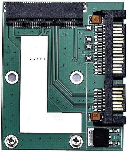 2 قطعة mSATA SSD إلى 2.5 ''SATA 6.0 GPS محول محول بطاقة وحدة لوحة الوسادة Pcie in Kuwait