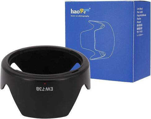 Haoge Bayonet Flocking Petal Flower Lens Hood for EF-S 17-85mm f4-5.6 is USM and Canon EF-S 18-135mm f3.5-5.6 is, is STM Lens Replaces Canon EW-73B in Saudi Arabia
