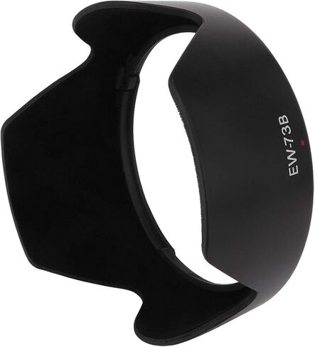 Haoge Bayonet Flocking Petal Flower Lens Hood for EF-S 17-85mm f4-5.6 is USM and Canon EF-S 18-135mm f3.5-5.6 is, is STM Lens Replaces Canon EW-73B in Saudi Arabia