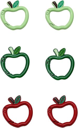 (6 Pack) Carabiner Ear Mouse Ring for Fish Extender DCL Cruise Gift Mouse Shaped Carabiner Keychain Mouse Ears Ring Carabiners Clip,DIY for Home Car Tag Office Organization Lanyards Keys Attachment in Saudi Arabia