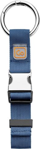 Go Travel Carry Clip, Carabiner Clip for Carrying Jackets, Umbrellas, and Shopping Bags, Easy Attachment to Luggage Bags, Travel Essentials, Blue in Saudi Arabia