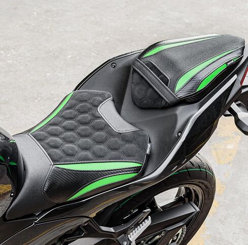 Motorcycle Complete Seat for Ninja 500 Z500 2024 2025 2026 EX500 Leather Front Rider Rear Passenger Saddles Cushion Pad Kit (One Set-CNL) in Saudi Arabia