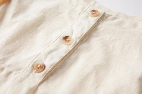 Niyage Girls Flutter Sleeve Dress Toddler Elegant Ruffle Button Down Casual Dresses in Saudi Arabia