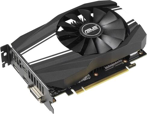 بطاقة رسومات ASUS GeForce GTX 1660 TI 6GB Phoenix Fan Overclocked Edition VR Ready HDMI DP DVI (PH-GTX1660TI-O6G) (متجددة) in Kuwait