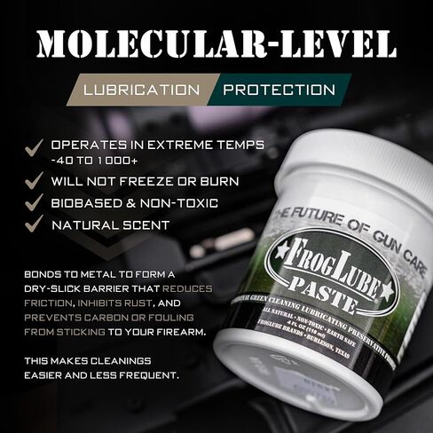 مجموعة FrogLube C+LP - طقم تشحيم وتنظيف المسدس - رذاذ تنظيف مركّز للكربون الثقيل والقاذورات والتراكم - معجون تشحيم مسدس ربط معدني - تزييت وحماية طويل الأمد in Kuwait