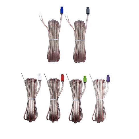6X Pcs Red Gray Speaker Sound Wires Cords Cables Compatible with Sony Home Cinema Theater System in Saudi Arabia