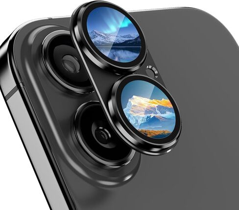 واقي عدسة الكاميرا لهاتف iPhone 17 Pro، غطاء شاشة كاميرا خلفية من الزجاج المقوى 9H، واقيات عدسات عالية الدقة مقاومة للخدش ومضادة للخدش من الدرجة العسكرية، زجاج مقسى معدني رفيع للغاية، مناسب للحافظة in Kuwait