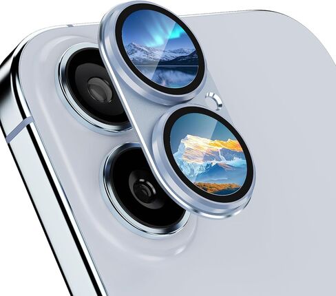 واقي عدسة الكاميرا لهاتف iPhone 17 Pro، غطاء شاشة كاميرا خلفية من الزجاج المقوى 9H، واقيات عدسات عالية الدقة مقاومة للخدش ومضادة للخدش من الدرجة العسكرية، زجاج مقسى معدني رفيع للغاية، مناسب للحافظة in Saudi Arabia