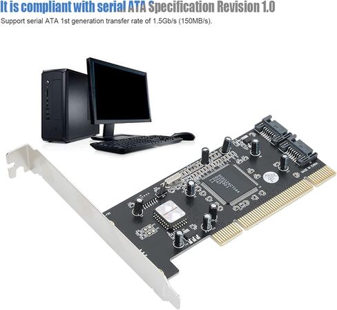 2-Channel Array Card for RAID PCI SATA150 and for 98SE / ME / NT4.0/2000 / / Vista / 7 in Saudi Arabia