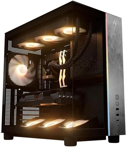 كمبيوتر الألعاب Galaxy V3 - AMD RX 9070XT 16GB GDDR6 | Ryzen 7 9800X3D 4.7 جيجا هرتز (5.2 جيجا هرتز Turbo Boost) | 32 جيجا DDR5 6000 | 2 تيرابايت Gen4 SSD | 850 واط ذهبي PSU | معجبين ARGB | واي فاي + بي تي | فوز 11 in Kuwait