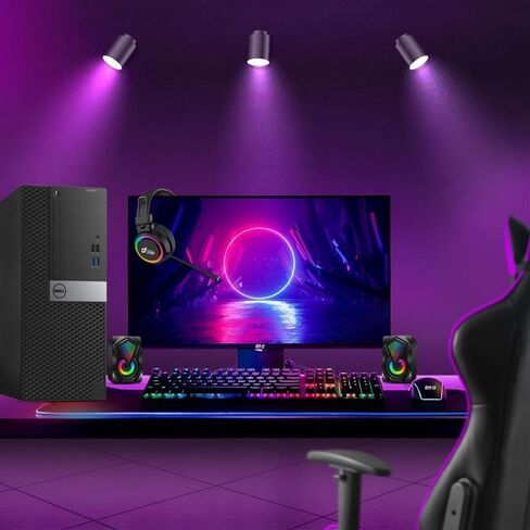 Dell Gaming Tower Desktop PC – Intel Core i5-6500 6th Gen 3.2GHz – 16GB DDR4 RAM – 512GB SSD – GeForce GT 1030 – RGB Keyboard & Mouse – Built-in WiFi – Windows 11 Pro – Gaming Computer (Renewed) in Saudi Arabia