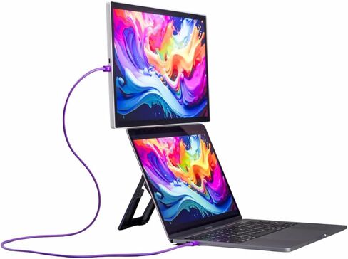 Espresso Lite 15 Portable Monitor (White) – 15.6" Full HD USB-C Display, Single-Cable Power, Ultra-Light Travel Monitor for Laptop, iPad & USB-C Devices in Saudi Arabia
