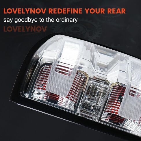 Tail Lights Compatible with 2014-2019 Chevy Silverado 1500 2015-2019 GMC Sierra Halogen Type Smoked Red Brake Rear Lamp Taillights in Saudi Arabia