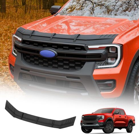Hood Protector Compatible with 2015-2020 Ford F150 Hood Shield TPE Hood Deflector Hood Guard for 2019 Ford F-150 Accessories in Saudi Arabia